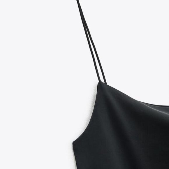 *NWT* ZARA LONG FITTED ELASTIC DRESS - Picture 7 of 7